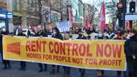 Hundreds protest against high rents in London