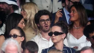 Andrew Garfield attends seventh day of Wimbledon Championships