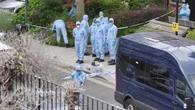 Jury shown video of ‘frenzied stabbing’ in suitcase murder trial
