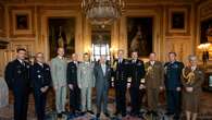 King meets with UK and French military top brass at Windsor