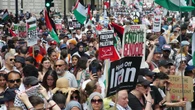 Police act to prevent clash between pro-Palestinian protest and counter-protest