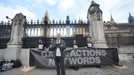 Child victims of Gaza onslaught remembered in Westminster vigil