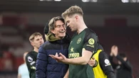 Nathan Collins hopes Thomas Frank remains at Brentford after international break
