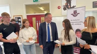 Givan among the nervous early risers on GCSE results day