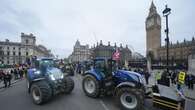 Farm tax changes under fire in Parliament as angry farmers protest outside