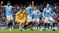 Manchester City pegged back twice to draw with Brighton