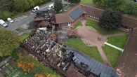 Man arrested on suspicion of criminal damage and arson after fire at MP’s office