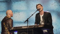 The Script pay tribute to late guitarist Mark Sheehan during Glastonbury set