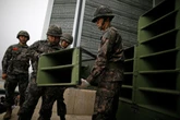 'North Korea installing loudspeakers along border'