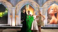 Original Wicked stars pose with Ariana Grande and Cynthia Erivo at LA premiere