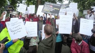 Palestine Action ban protesters plan to ‘go floppy’ and refuse street bail