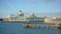 HMS Prince of Wales departs Portsmouth following delay for ‘minor defect’