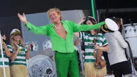 Sir Rod Stewart joined by trio of veteran superstars for rousing Glastonbury set