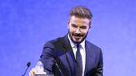 David Beckham says ‘girls are held back’ in awards ceremony speech