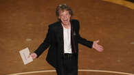 Mick Jagger jokes Bob Dylan turned Oscars down as he presents award