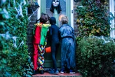 What age can a child go trick-or-treating on their own at Halloween?