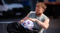 Sam Thompson begins 260-mile run and cycle to deliver Soccer Aid match ball