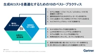 生成AI活用の「足を引っ張る」想定外コスト増、ガートナー解説「10の対処法」とは