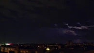 Una tormenta eléctrica sacude la ciudad de Madrid
