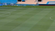 Césped nuevo en el estadio de La Cartuja para el segundo partido de España en la Eurocopa