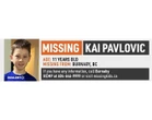 Billboards going up around B.C. to aid in search for missing boy