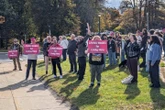 Part-time faculty on strike at Mount Saint Vincent University in Halifax