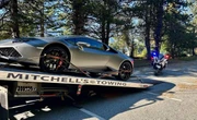 Lamborghini owner faces steep fines in B.C. for driving without winter tires