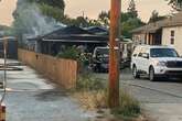 Kelowna firefighters douse evening garage blaze