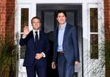 Trudeau meets Macron as French leader visits Canada