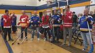 Saskatoon students drop the puck with NHL legends