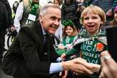 Carney marches in Montreal’s St. Patrick’s Day parade celebration