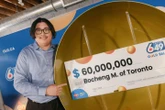 Toronto man learns he won $60M lottery prize, then jumps into work call