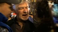 Alec Baldwin led away by cops after heated face-off at pro-Palestinian rally: video