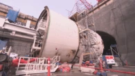 Massive tunnel-boring machine begins drilling Montreal’s blue line metro extension