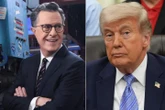 Trump calls Stephen Colbert ‘no talent’ as he signs off final ‘Late Show’