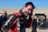 Keanu Reeves crashes car in racing debut at Indianapolis Motor Speedway