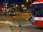 Toronto bus crash: 6 people hurt, 3 seriously, after collision with pick-up truck