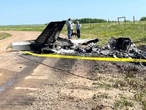 Pilot airlifted to hospital after fiery plane crash at Cooking Lake Airport