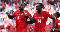 Cyle Larin anota el 1-1 para la "Hoja de Maple"