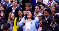 Creators thrive at Democratic convention alongside traditional media and Hollywood stars 