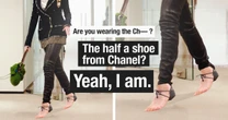 Chanel dives feet first into new sandal design that exposes more than just toes 
