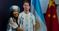 China isn’t at the World Cup, so soccer-loving fans are cheering for a ref — and Messi — instead