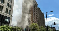 Several injured as gas leak explosion blows out first floor of Ohio building