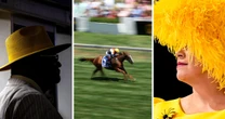 Bold colors, big hats and fast horses: Photos of the 150th Preakness Stakes