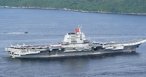 China's first homemade aircraft carrier sails into Hong Kong in a show of military prowess