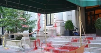 Apartment building of New York Times executive editor vandalized with red paint in Manhattan