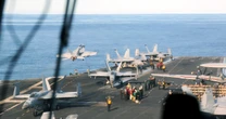 Onboard the USS Ford as NATO's defenses face its latest test