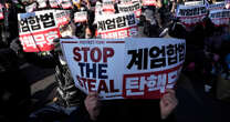 Supporters of impeached South Korean president find inspiration in Trump