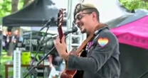 LGBTQ musician goes viral after playing protest song at ‘Hetero Awesome Fest’ in Idaho