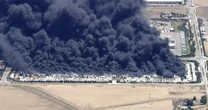 Fire destroys medical supply warehouse in Tracy, California